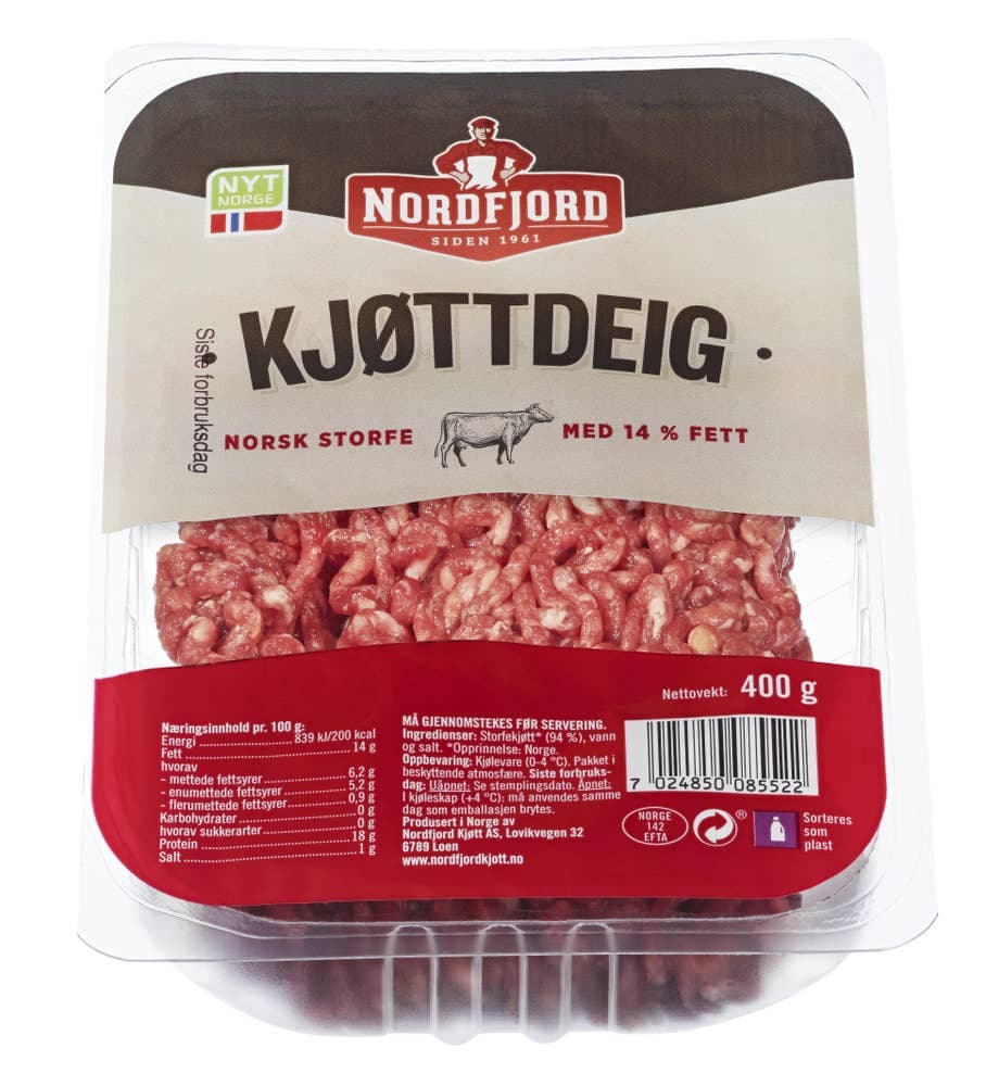 Kjøttdeig 14% 400g 400 g