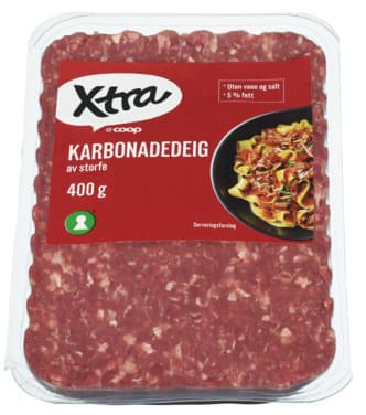 Karbonadedeig 400g X-tra