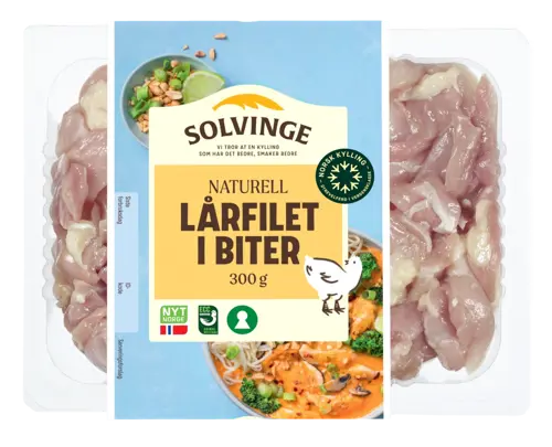 Lårfilet i Biter 300g Solvinge