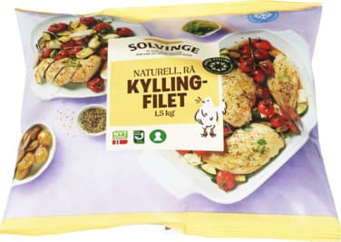 Kyllingfilet Naturell 1,5kg Solvinge