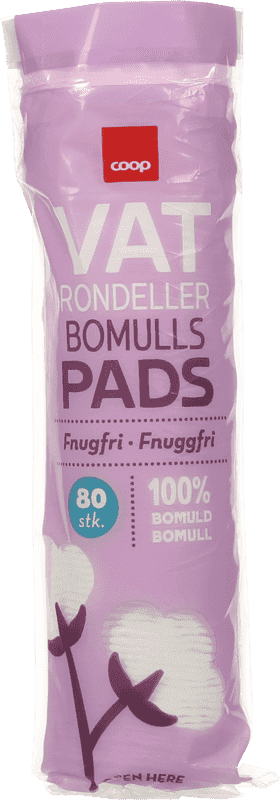Coop Bomullspads 80stk