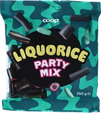 Liquorice Party Mix 250g Coop