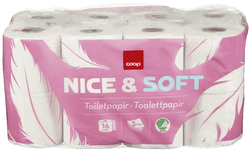 Coop Toalettpapir Nice & Soft 16pk
