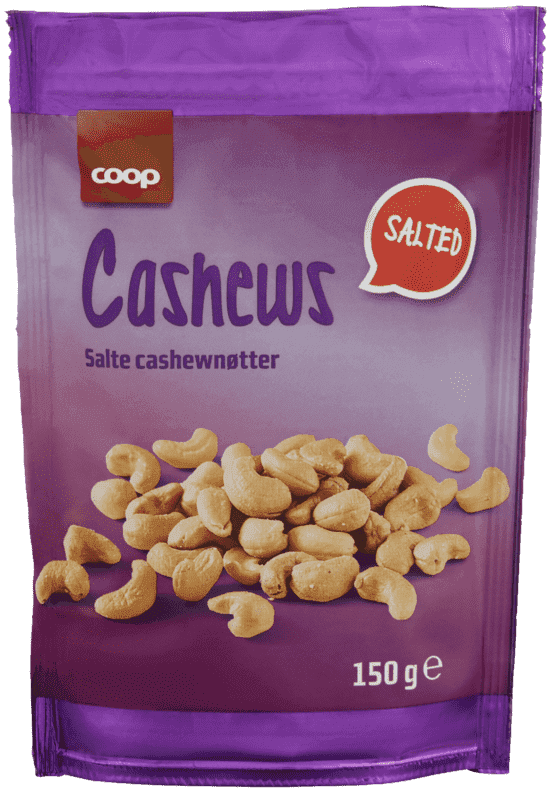 Coop Cashewnøtter 150g