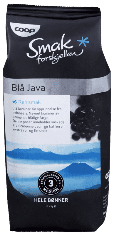Smak Hel Blå Java Kaffe 225g Coop