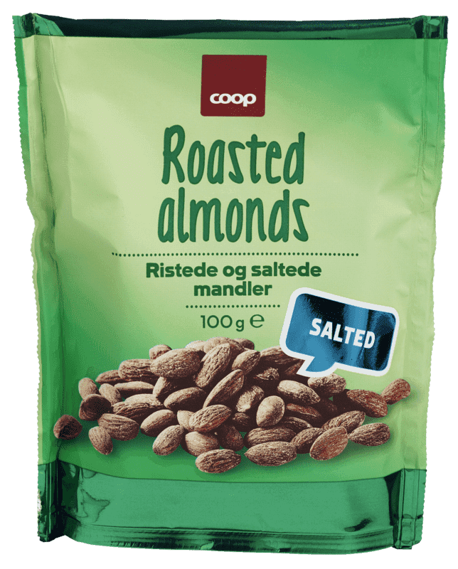 Coop Mandler Ristet og Saltet 100g