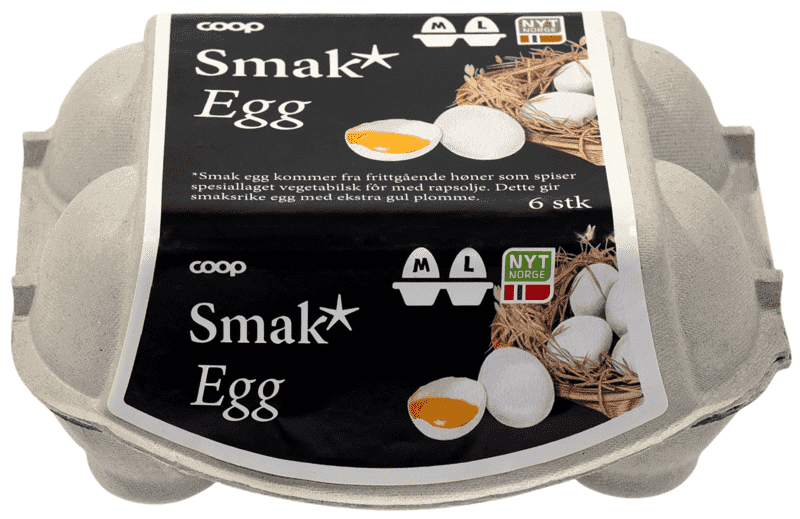 Smak Egg M/L 6pk Coop 6 stk