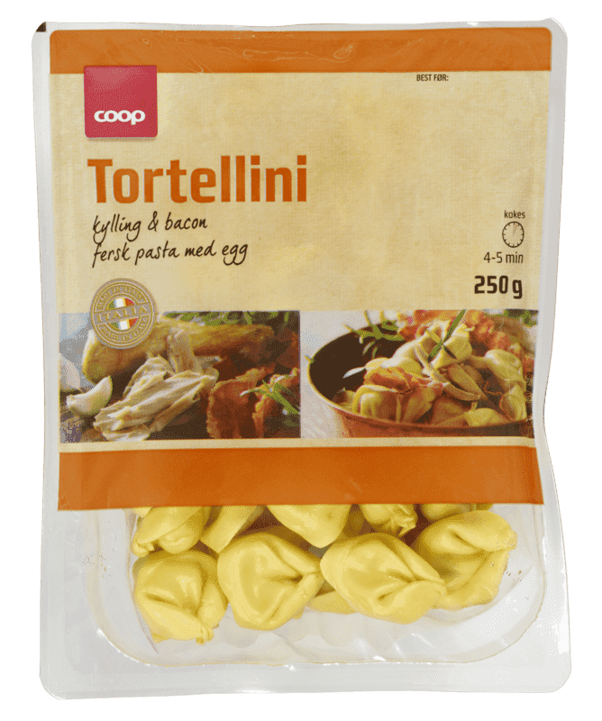 Tortelloni Chicken & Bacon 250g Coop