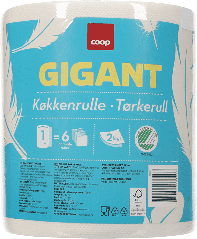 Coop Gigant Tørkerull 1stk