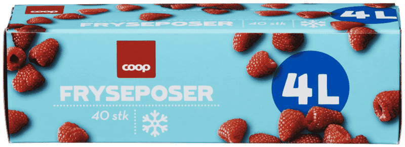 Coop Frysepose 4l 40stk