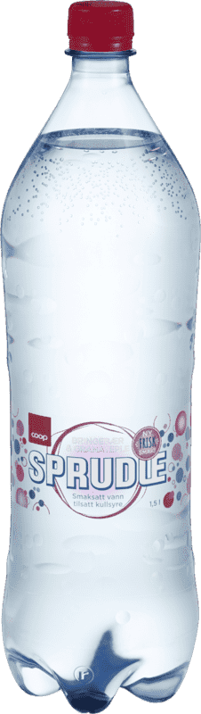 Sprudle Bringebær/Granateple med Kullsyre 1,5l Coop