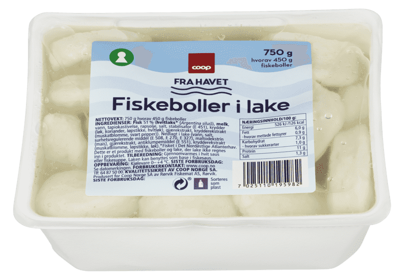 Coop Fiskeboller med Lake 450g