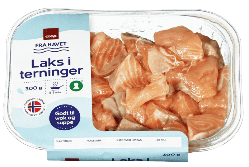 Laks i Terninger 300g Coop