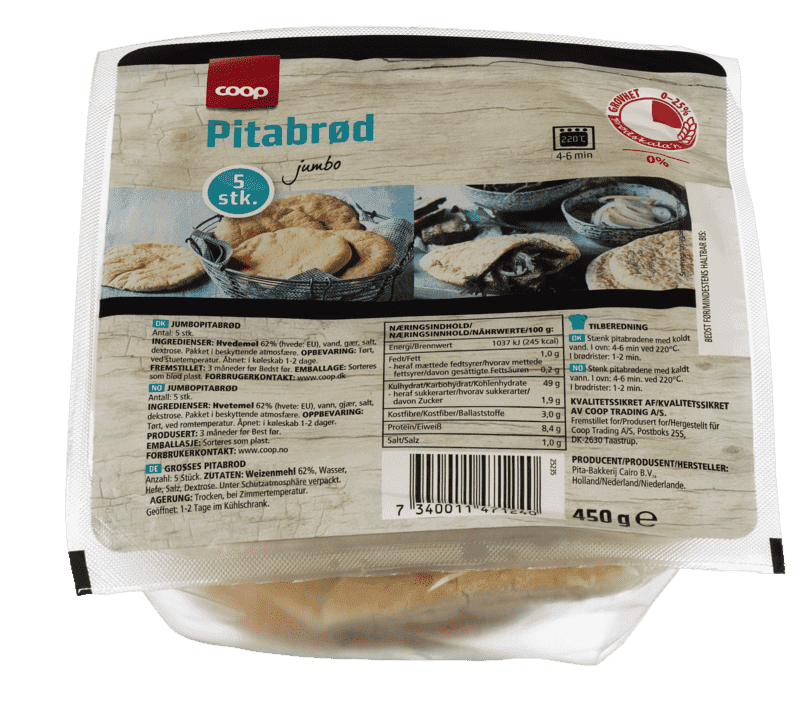 Coop Pitabrød Jumbo 450g