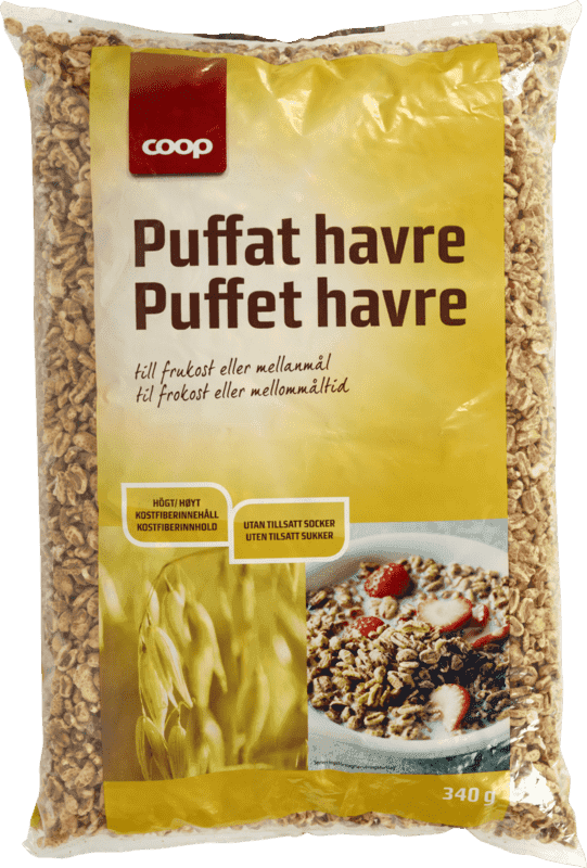 Puffet Havre 340g Coop