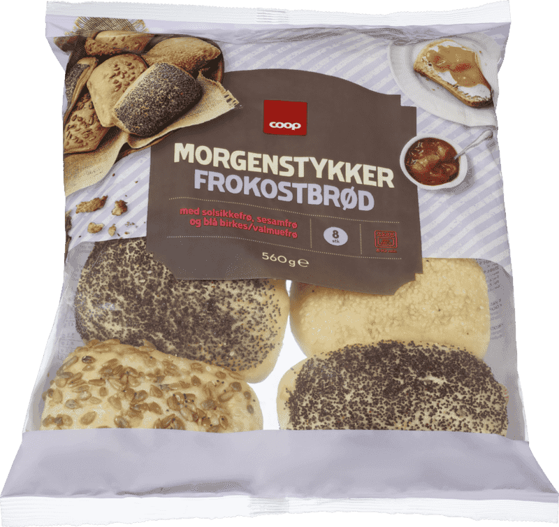 Coop Morgenstykker 8pk 560g