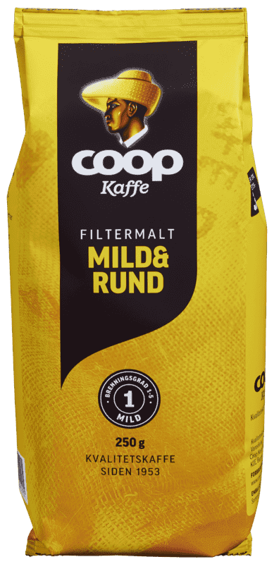 Coop Filtermalt Kaffe Gul 250g