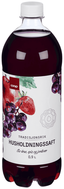 Coop Husholdningssaft 0,9l
