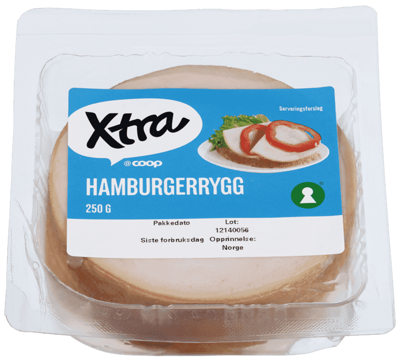 X-tra Hamburgerrygg 250g