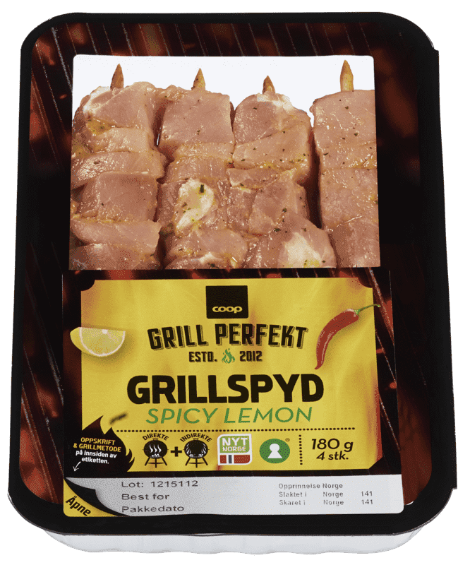 Grill Perfekt Grillsticks Spicy Lemon 180g Coop