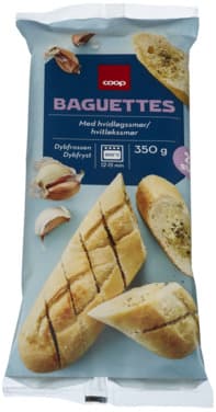 Frz Garlic Butter Baguette 2pcs Coop 350 g