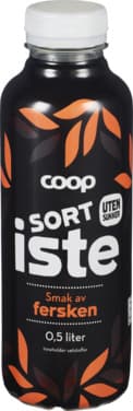Iste Fersken uten Sukker 500ml Coop