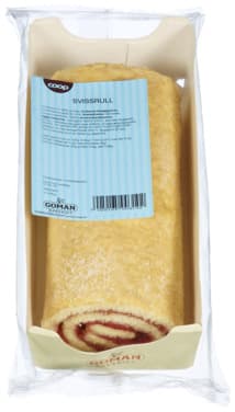 Svissrull Jordbær 320g Coop