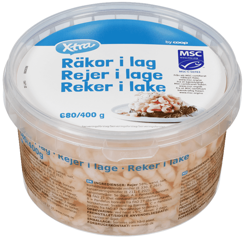 X-tra Reker i Lake 400g