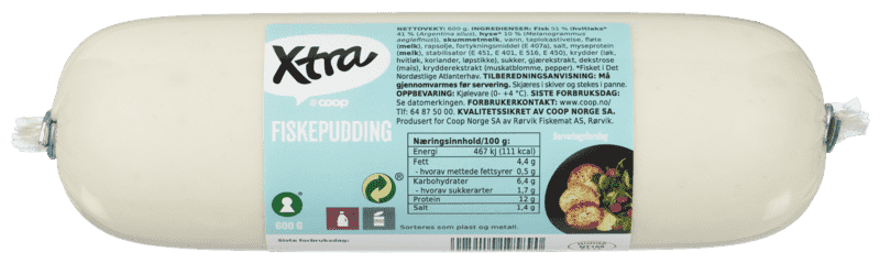 X-tra Fiskepudding Snabb 600g