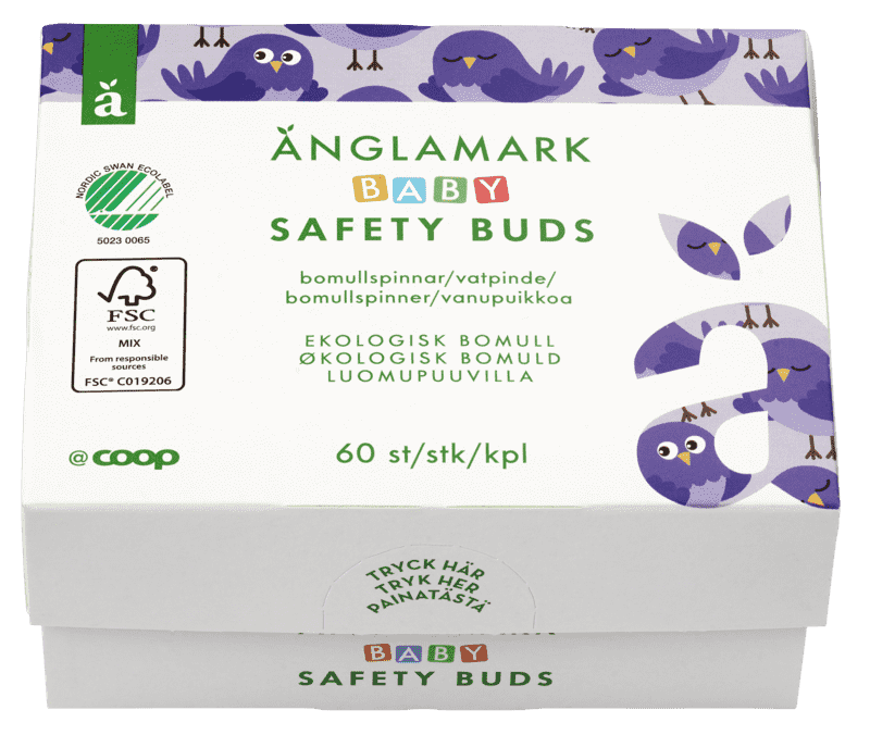 Änglamark Baby Bomullspinner 60stk
