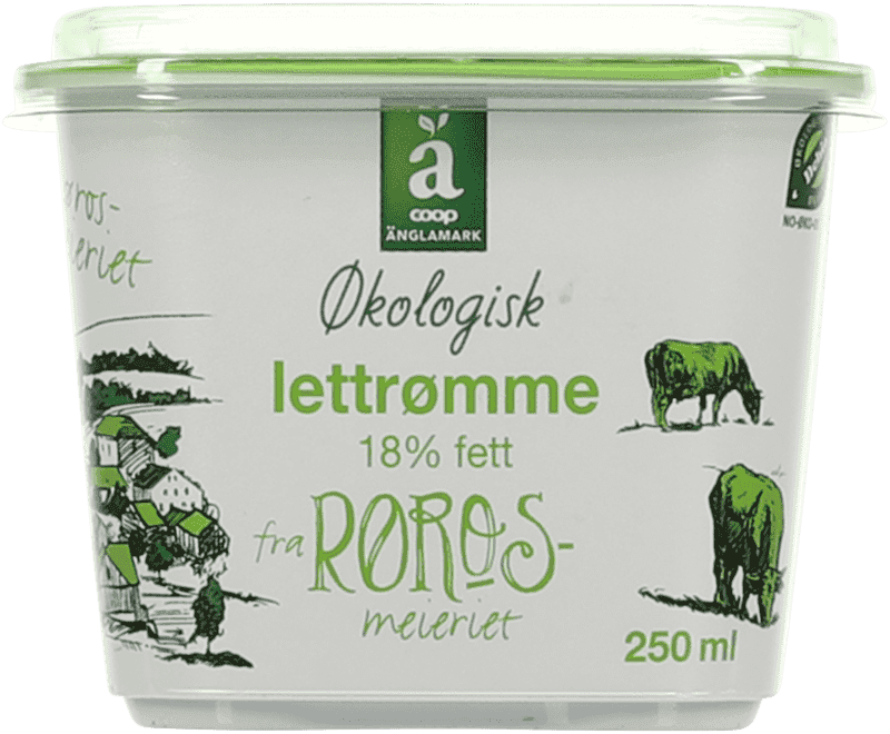 Änglamark Økologisk Lettrømme 250ml