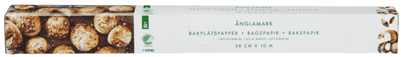 Bakepapir 38cm 10m Änglamark
