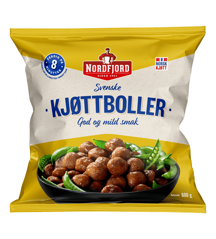 Svenske Kjøttboller 600g Nordfjord