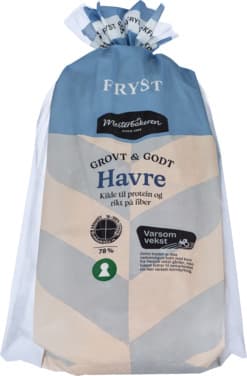 Grovt & Godt Havre Opps.frys 750g Mesterbakeren
