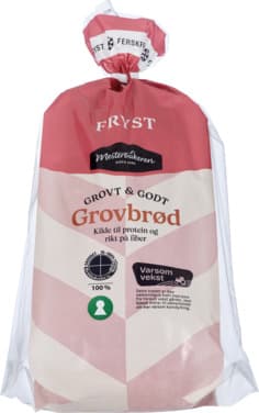 Grovt & Godt Grovbrød Oppskåret Frys 750g Mesterbakeren