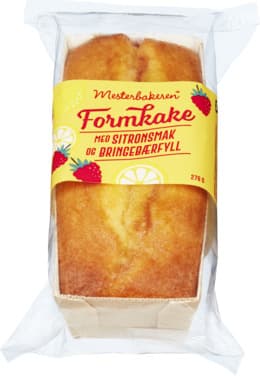 Formkake med Sitron&Bringebær 270g Mesterbakeren