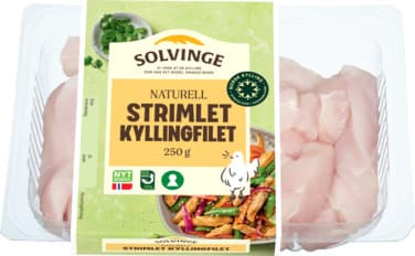 Kyllingfilet Strimlet 250g Solvinge