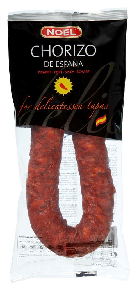 Chorizo Spicy Spania 225g Noel