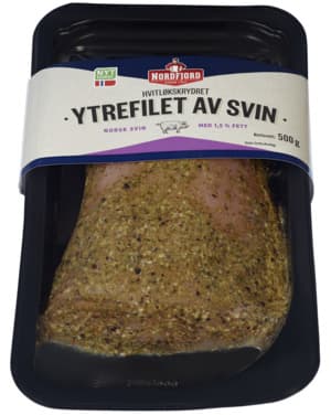 Ytrefilet av Svin Krydret 500g Nordfjord