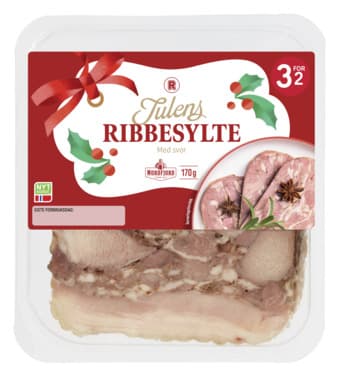Ribbesylte med Svor 170g Nordfjord
