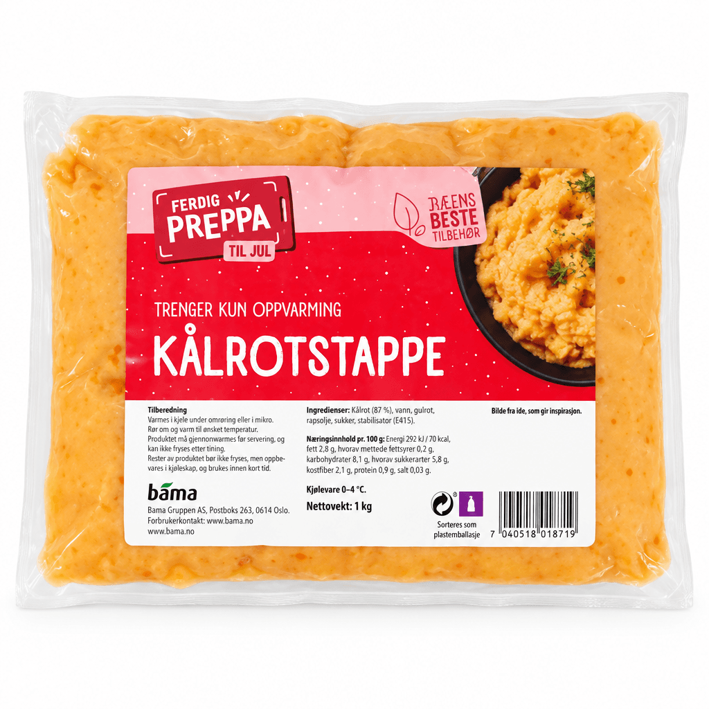 Kålrotstappe Jul 1kg Rema 4 kg