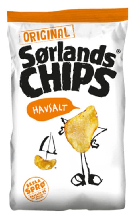 Sørlandschips Havsalt 200g