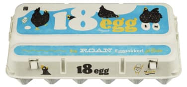 M/L-Egg 18pk Roan Eggpakkeri 18 stk