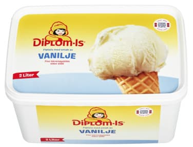 Diplom-Is Vanilje 2l