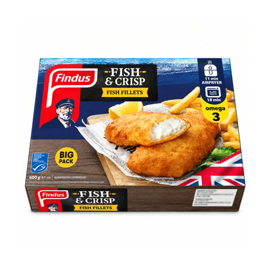 Fish & Crisp 6PK 600 g