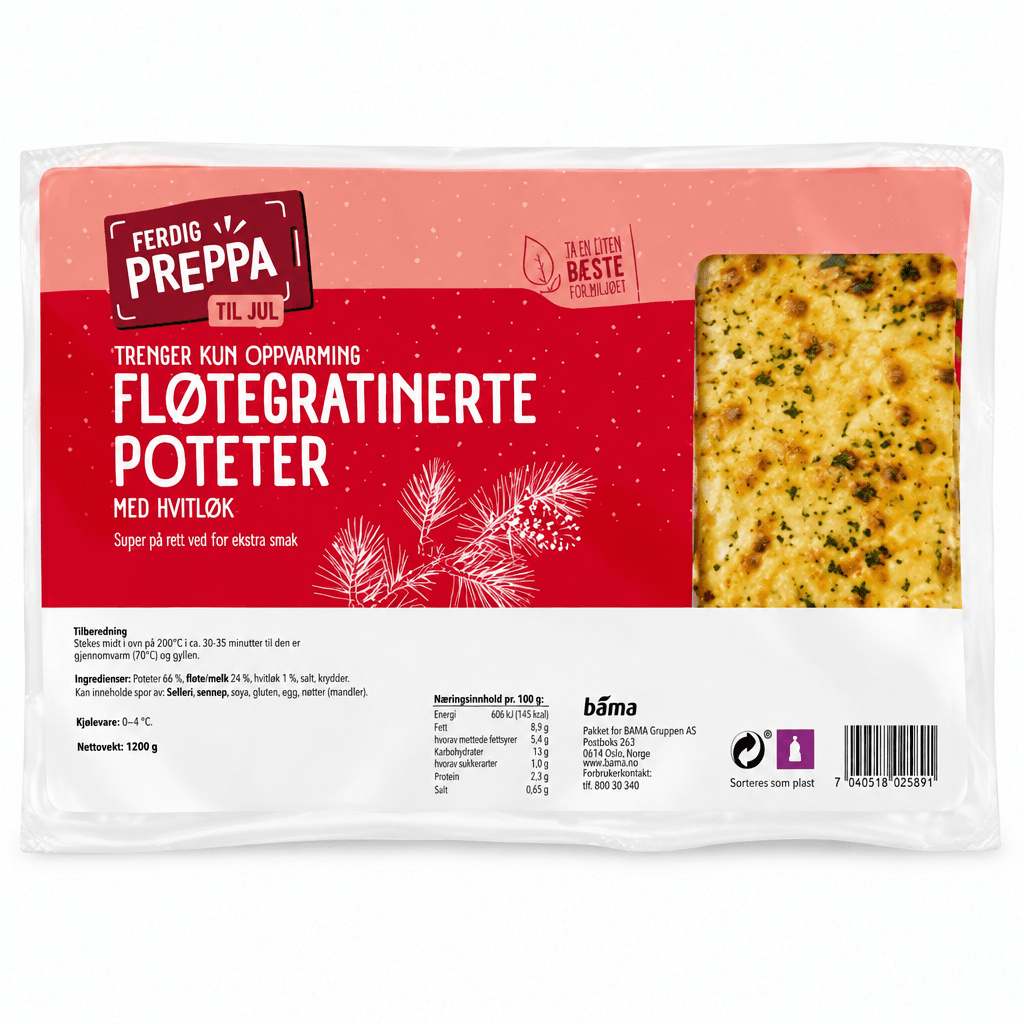 Fløtepotet Hvitløk 1,2kg Rema 1000