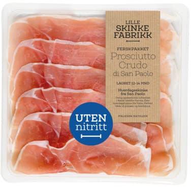 Prociutto Crudo De San Paolo 100g Lille skinkefabrikk