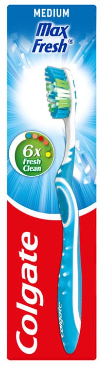 Colgate Tannbørste Max Fresh Medium
