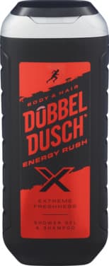 Dobbeldusch Extreme Energy Rush 250ml Dobbeldusj