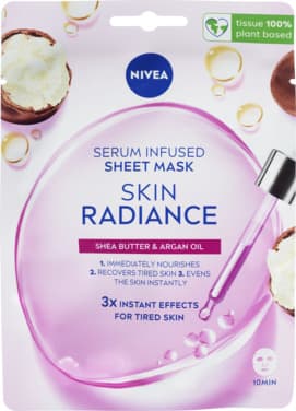 Nivea Ansiktsmaske Urban Skin Radience Serum Infused 1stk